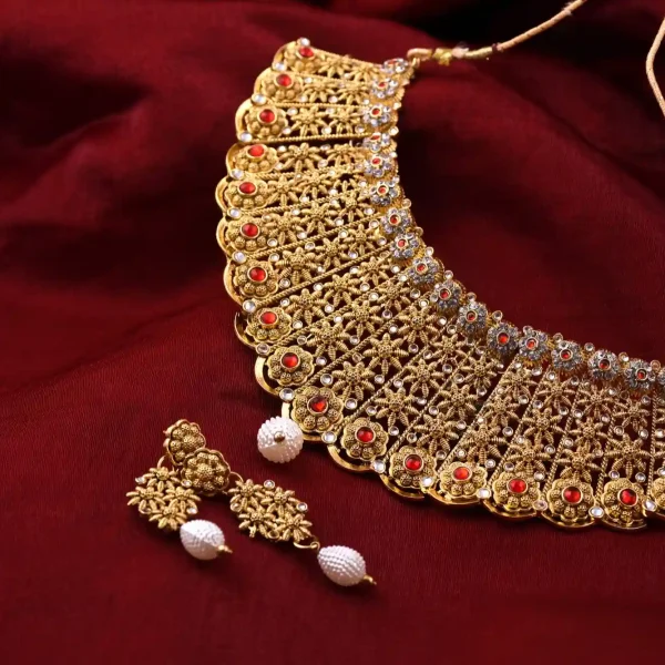 Ruby Kundan Set